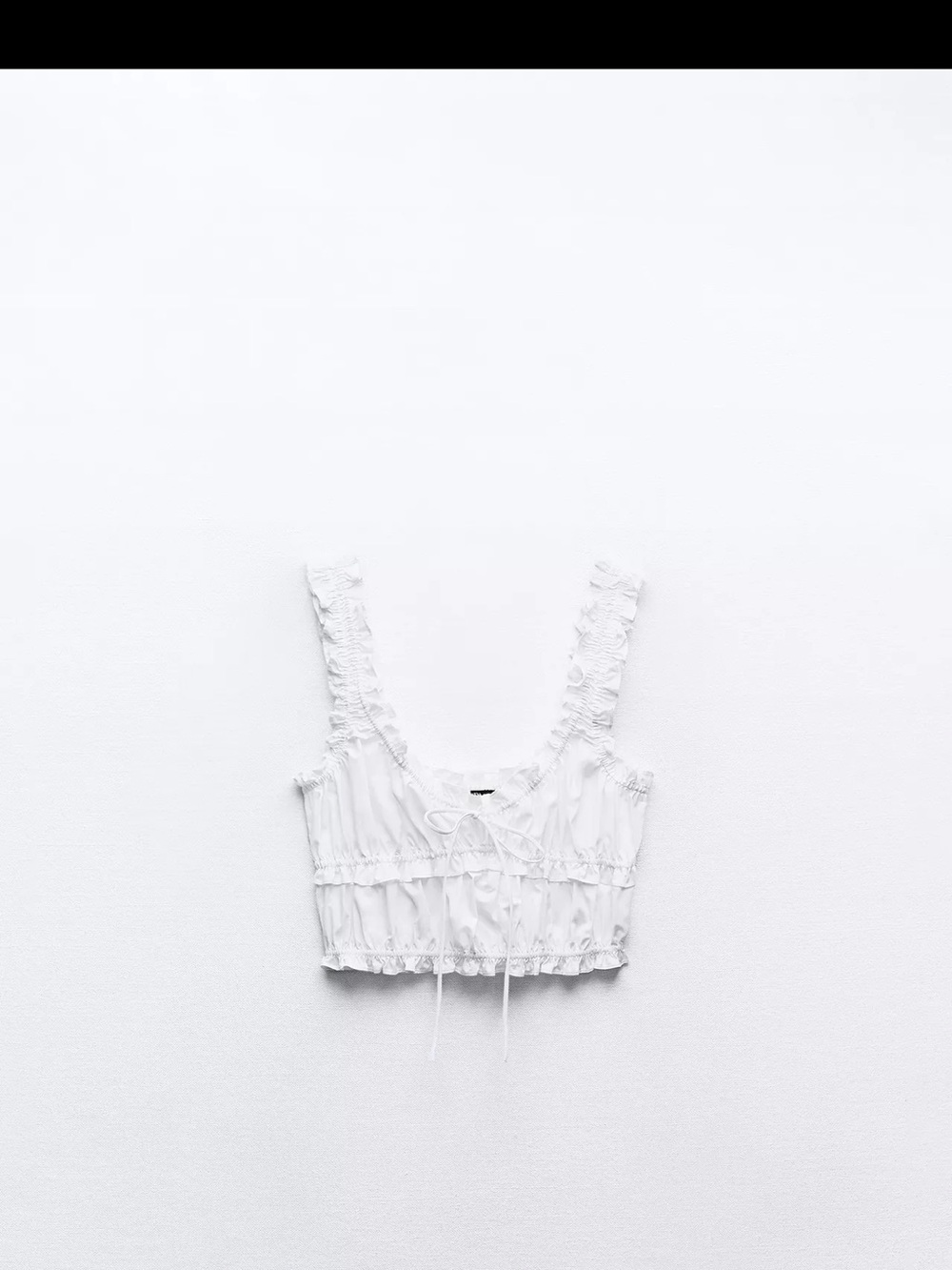 ZARA poplin top